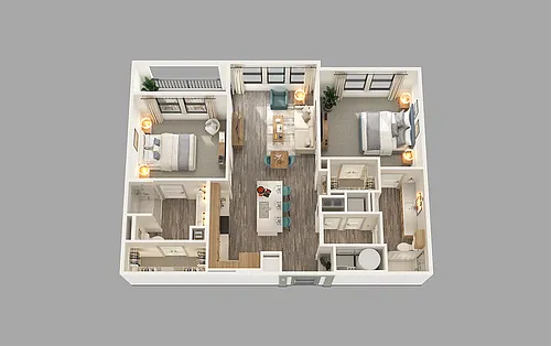 Floor plan B3