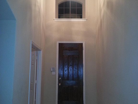 high ceiling foyer