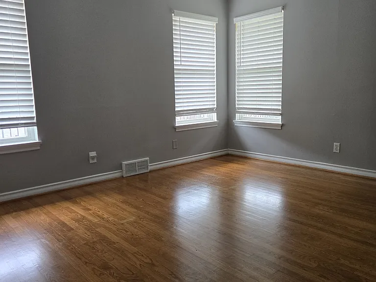 Not the best photo, but this is the lovely master bedroom. :)