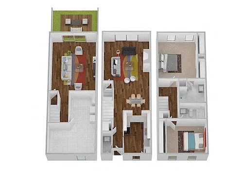 Floor plan Eaton I & II