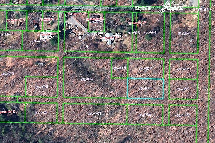 parcel 2 outlined in blue
