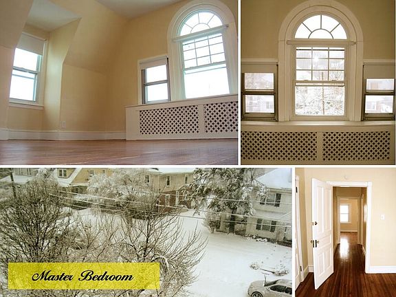 Master bedroom with bay window