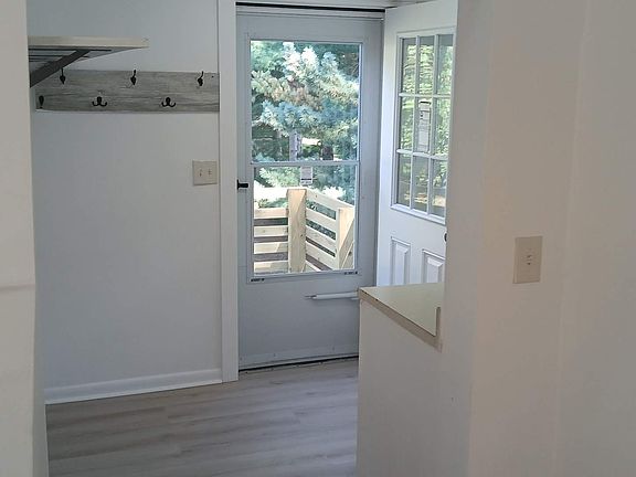 Entryway looking out from inside