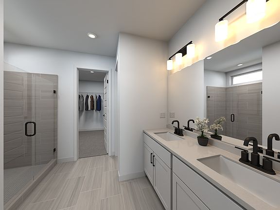 Rendering of the Emilia Primary Bathroom