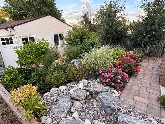 Detached garage with app-controlled Schlage smart lock. Garage also has new smart-opener that can be app-controlled.