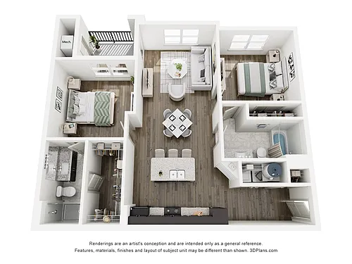 Floor plan B1