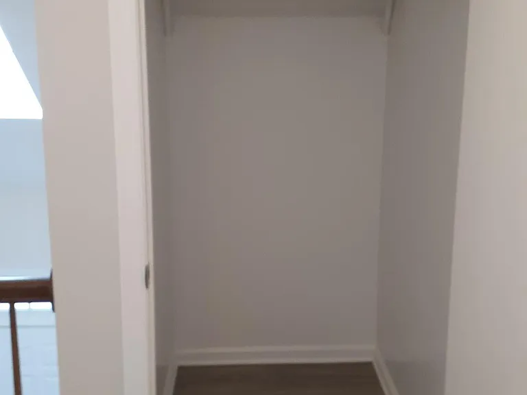 Deep closet in loft area.