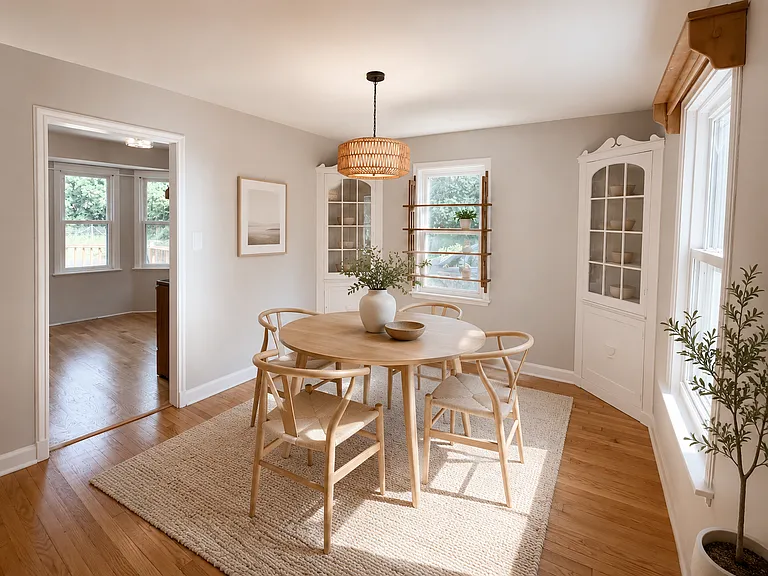 formal din rm w/corner china cabinets
