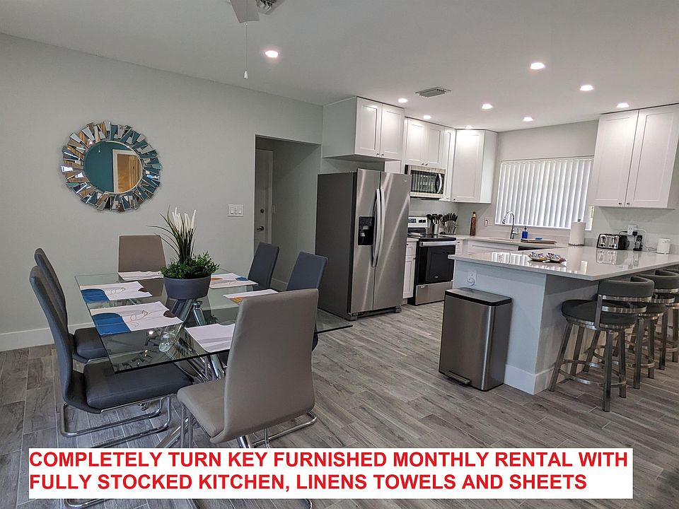 Fully Furnished 2 bed 2 bath Monthly Mid Term Rental with Fully Stocked Kitchen