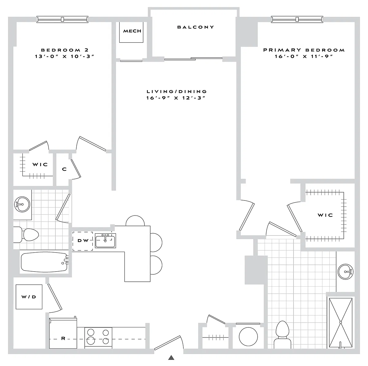 Floor plan B1-B05