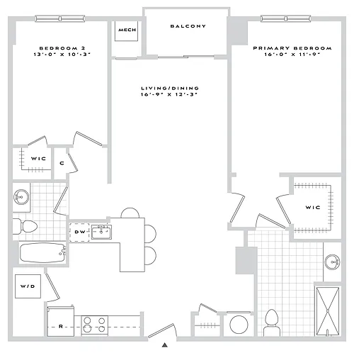 Floor plan B1-B05