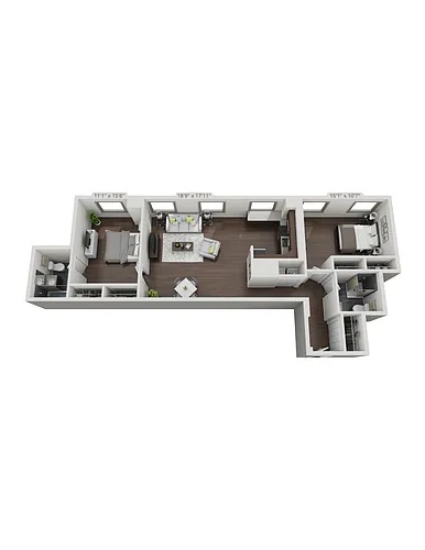 Floor plan Woolworth 1a