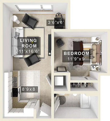 Floor plan Pine - MFTE