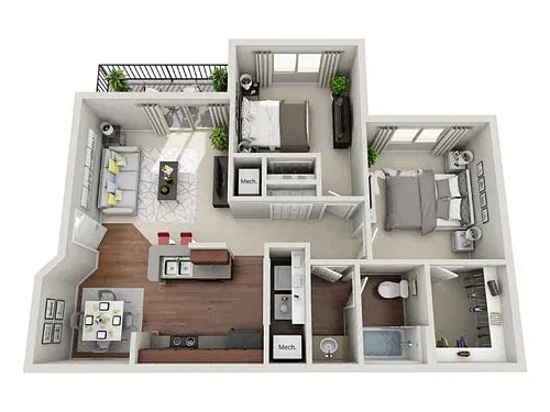Floor plan Greenside