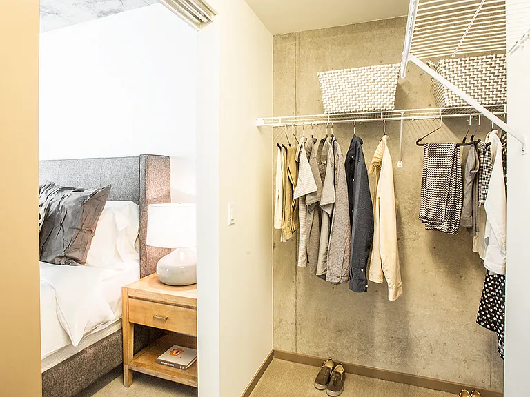 Block 17 Apartments High-Rise Walk-In Closet