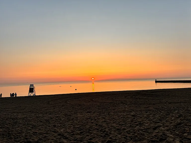Sunrise at South Blvd Beach.