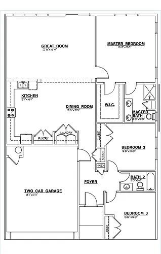 Floor plan The Stonegate Villa