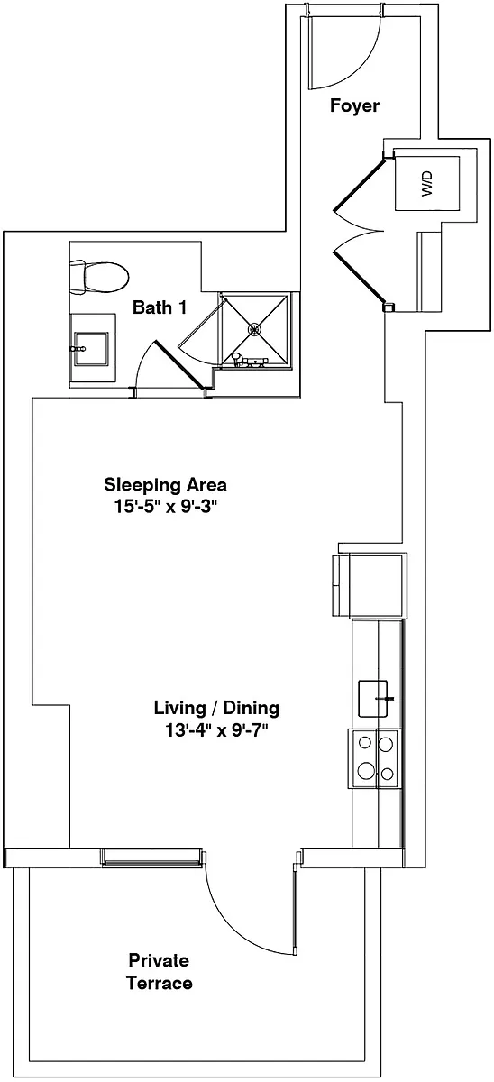 Floor plan T1