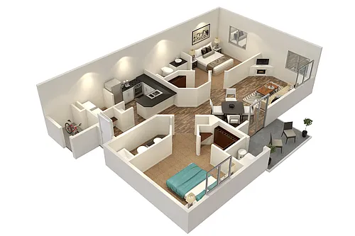 Floor plan Pikes