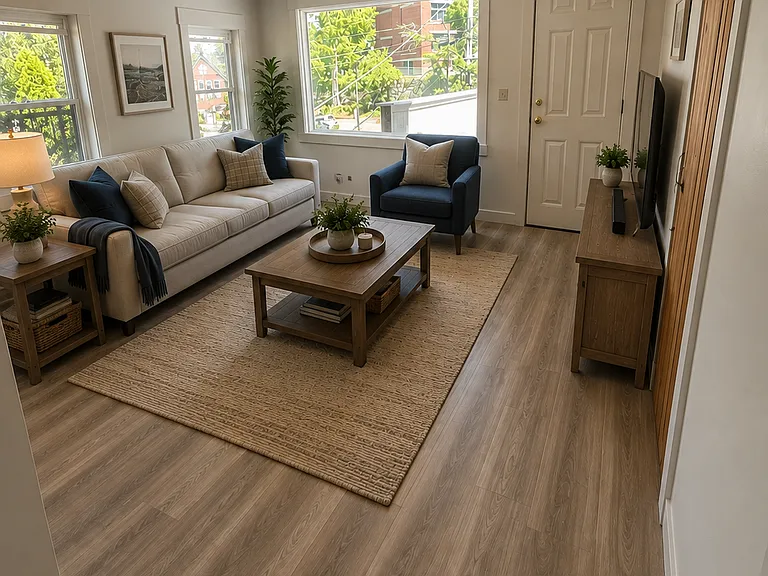 Spacious living room.
