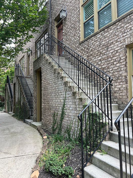Beautiful brick ground-level entry