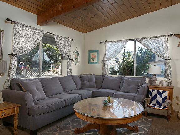 Vaulted wood ceiling