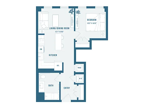 Floor plan Colette B1