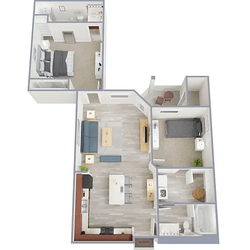 Floor plan 2/2 Orwell ADA