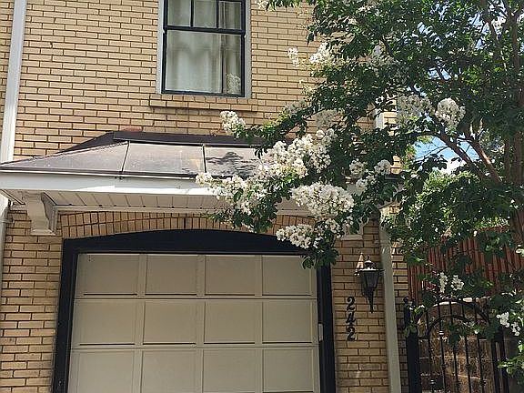 apartment is above the garage