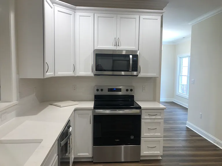 Brand new kitchen with stainless steal appliances
