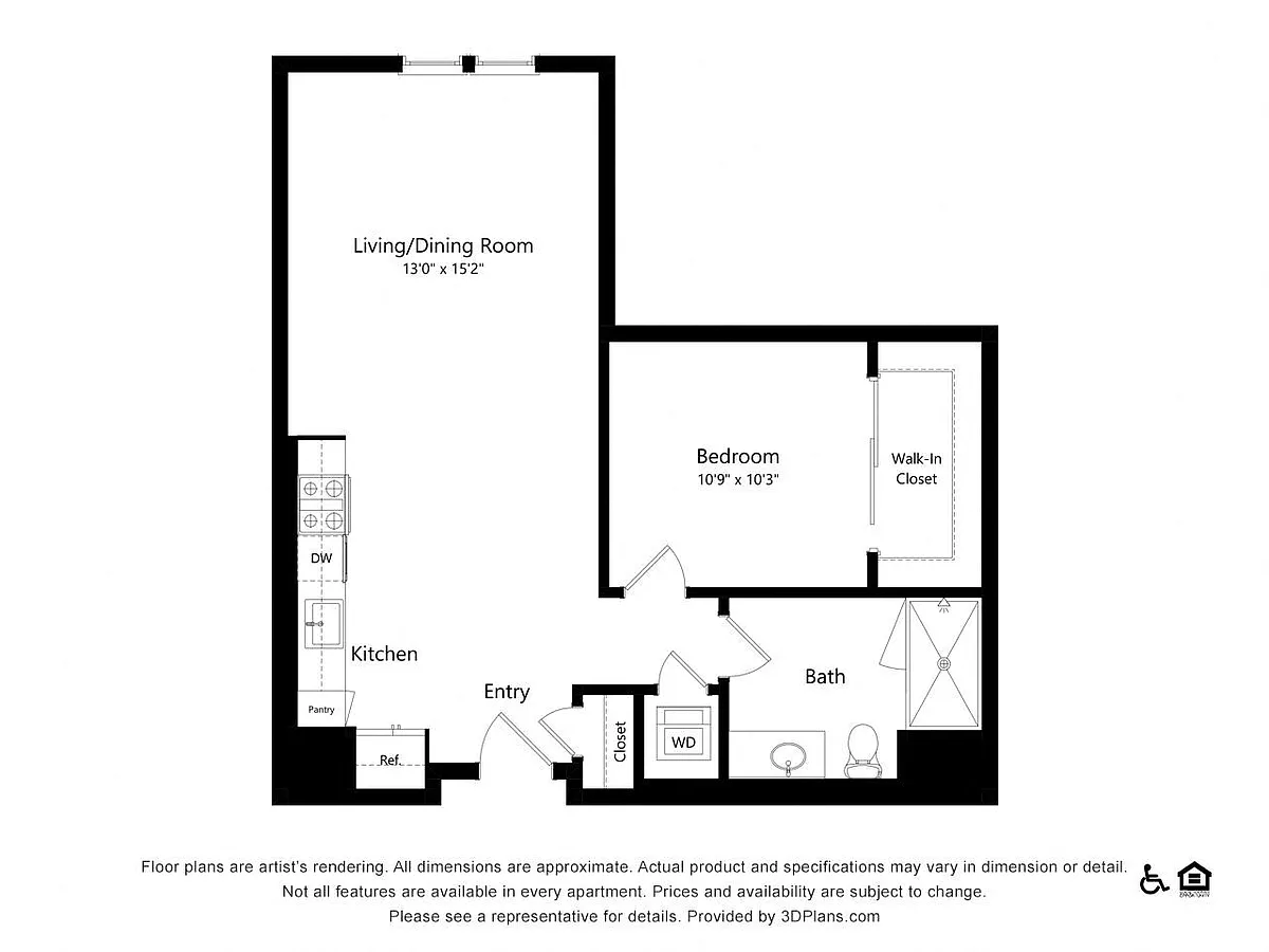 Floor plan 1E-1