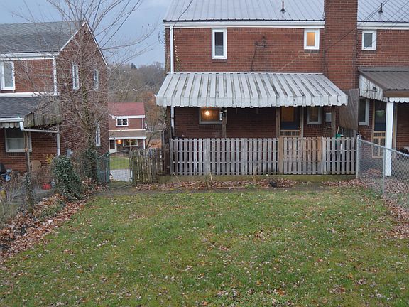 View of the house from the back yard.