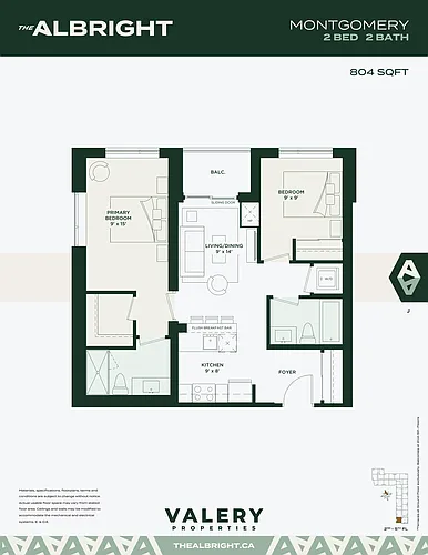 Floor plan Montgomery