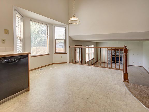Kitchen looking into the family room