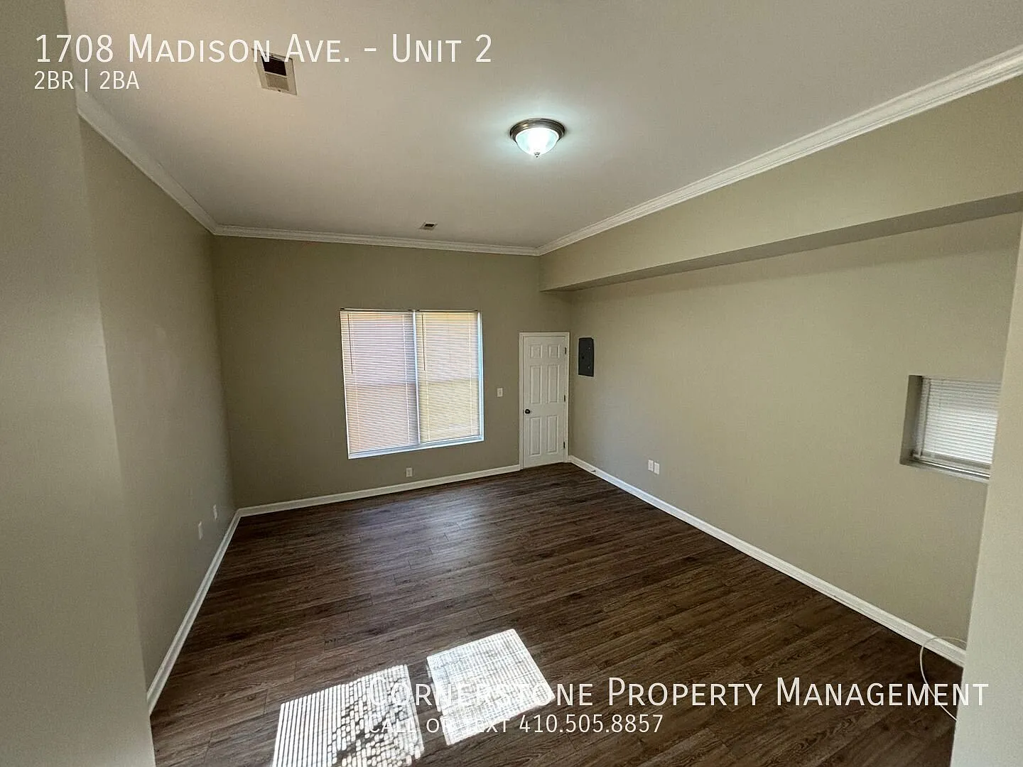 2 Bed 2 Bath with Large Living Room | $1650 | 1708 Madison Ave Unit 2 Baltimore, MD 21217 — Photo 2