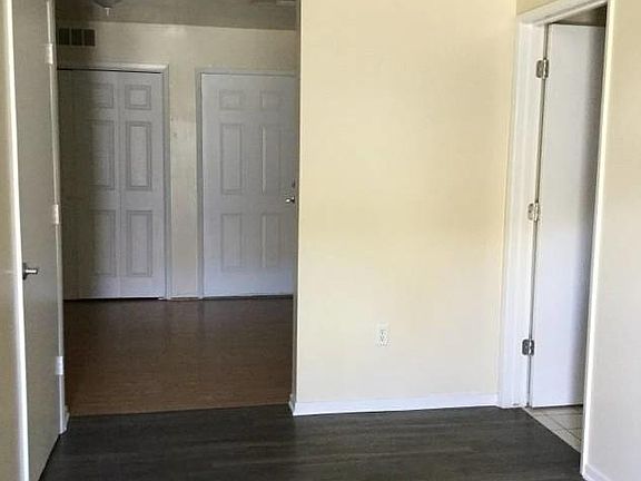 living room view from front door