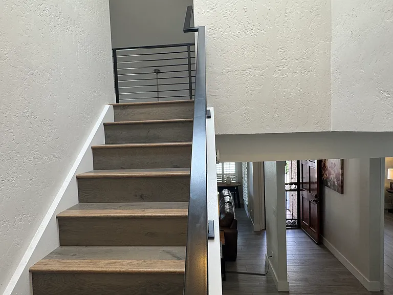 Stair landing 1/2 way up