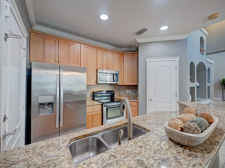 Kitchen With Granite Counters