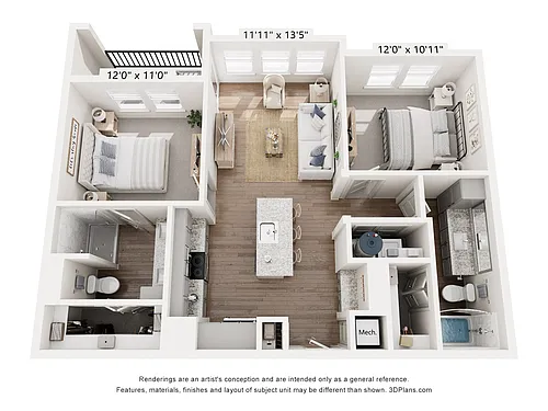 Floor plan B1