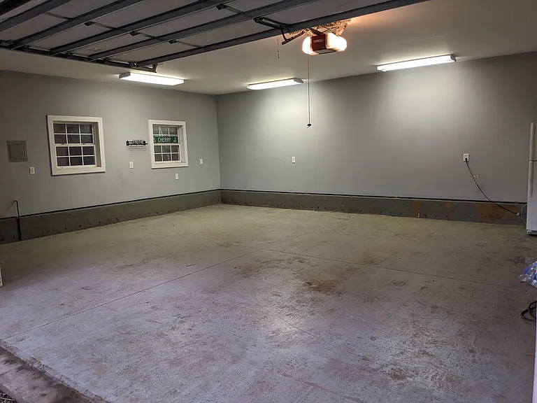 Inside of garage