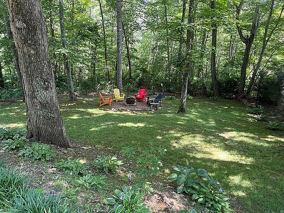 Bonus side yard fire pit are