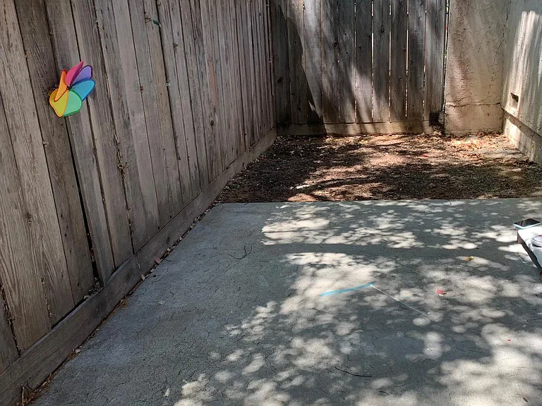 Back patio