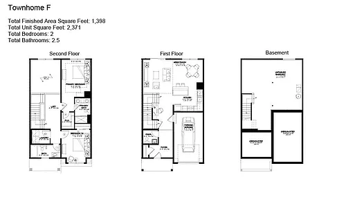 Floor plan Townhome F