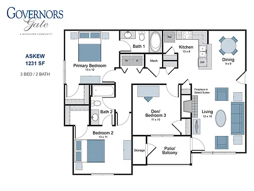 Floor plan Askew