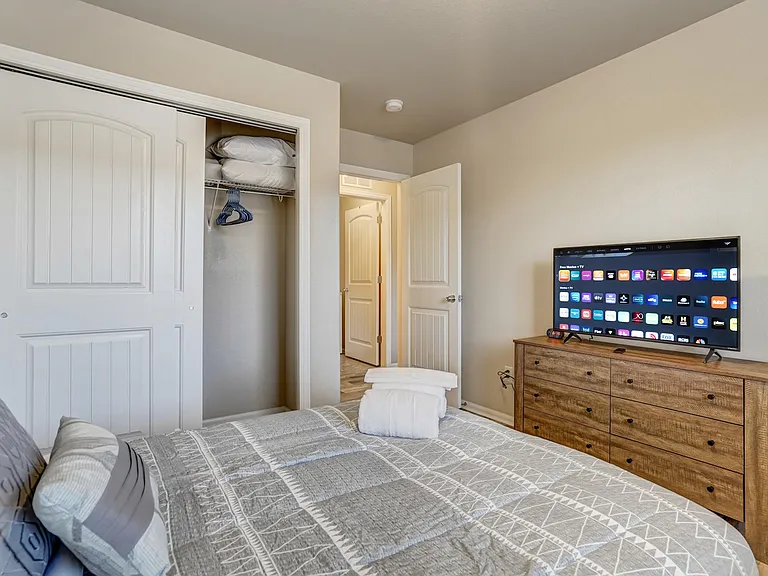 Bedroom three smart tv