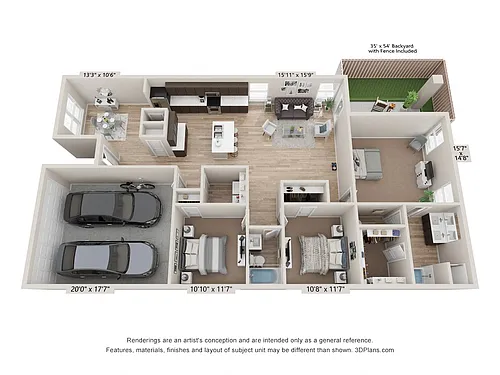 Floor plan 3X2E