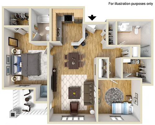 Floor plan The Presidential