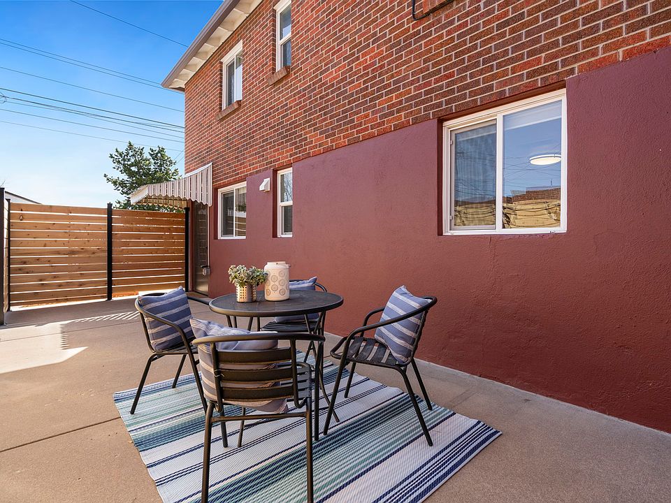 Spacious patio is perfect for outdoor furniture, a grill, or plants