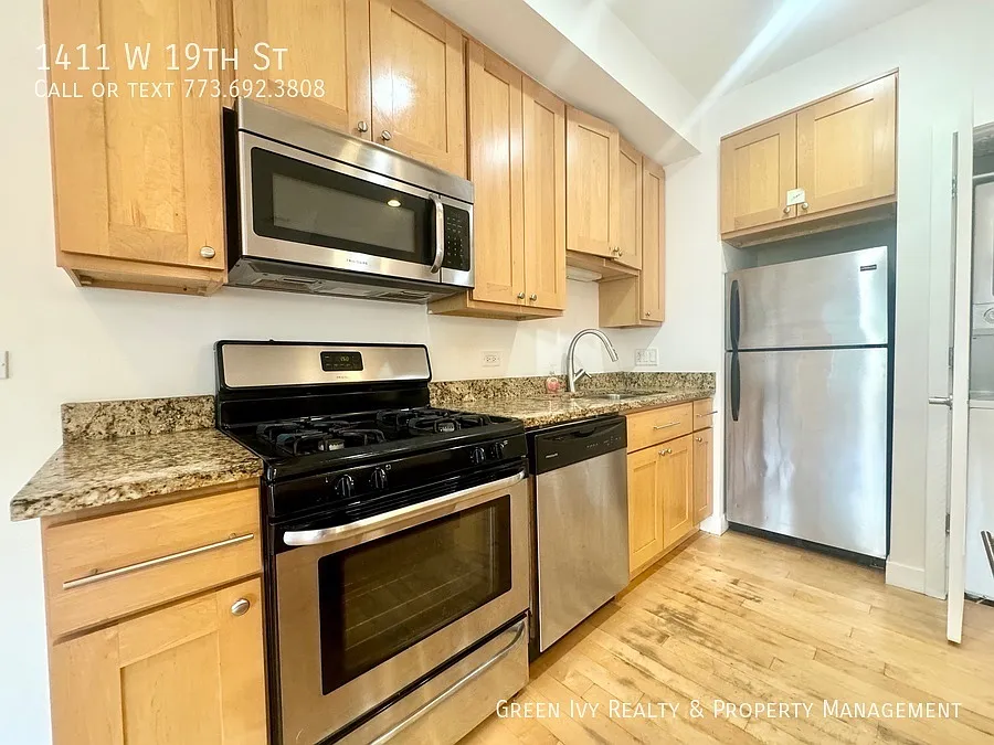 Spacious Three Story Townhouse In Pilsen with Garage Parking and Private Rooftop!! — Photo 4