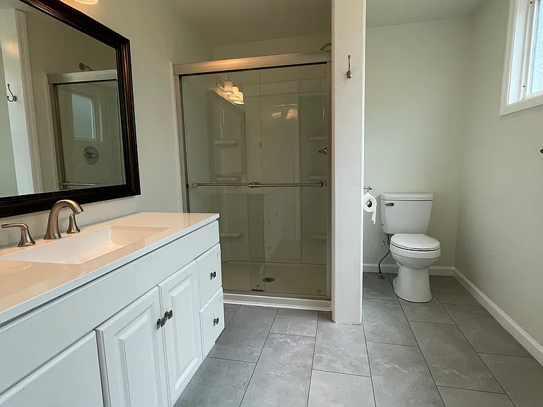 Master bathroom.